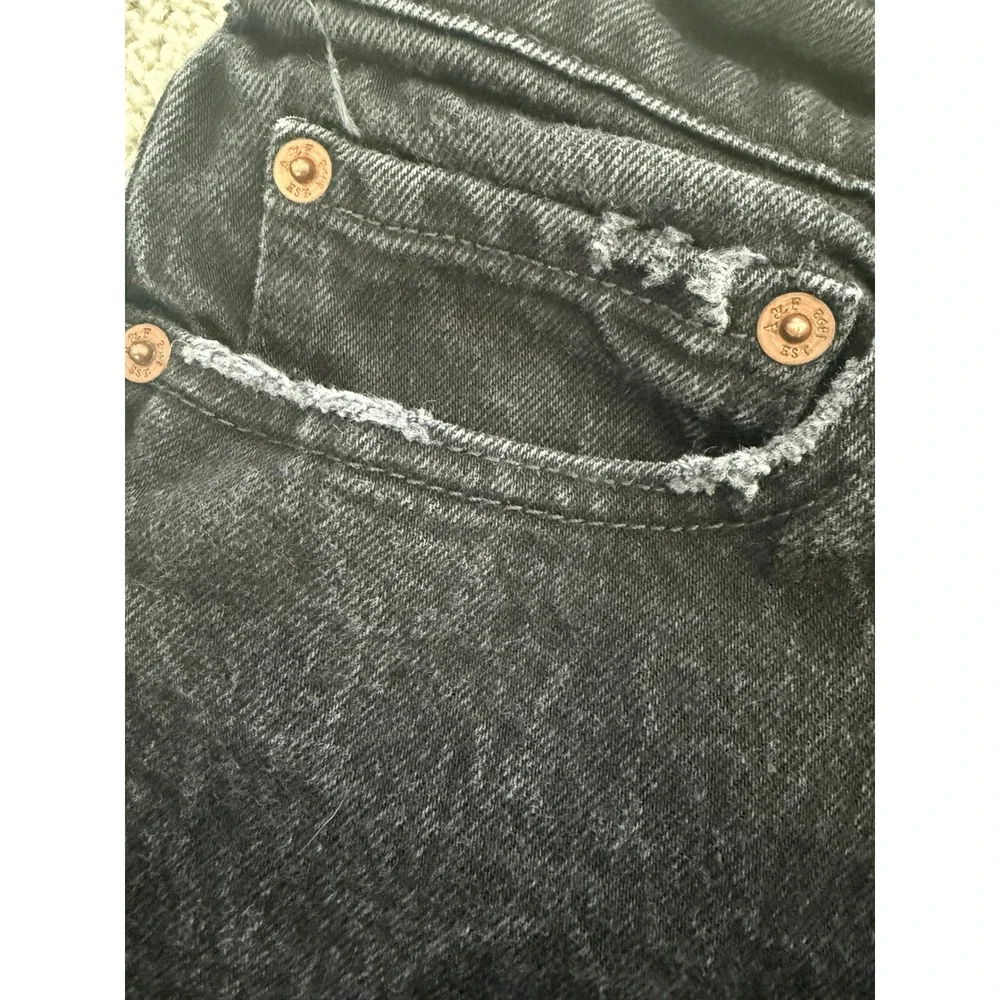 Abercrombie Fitch Vintage ‎ 90s Slim Black Wash Denim Jeans Men's 31x30